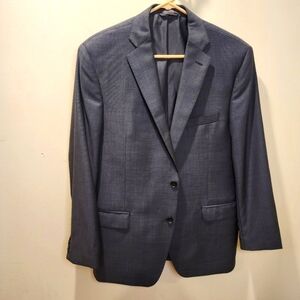 Black Brown men's Slim  gray 100% wool blazer size 44R